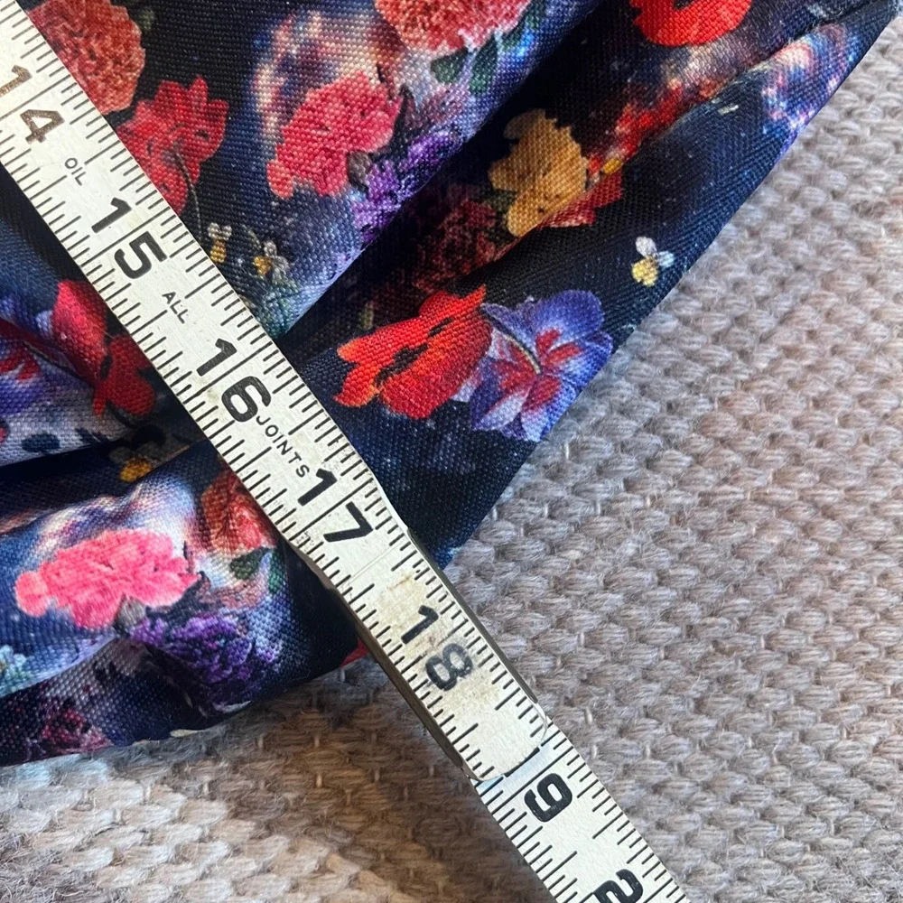Vans Realm Classic Patch Galaxy Floral Print Backpack‎ Bookbag Warped tour